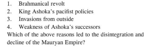 The Mauryan Empire MCQ Questions and Answers 11 p7