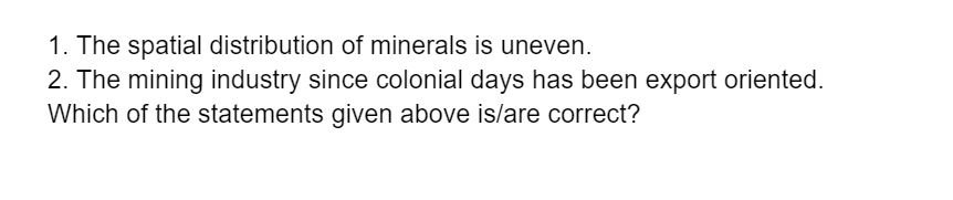 Resource: Minerals & Energy MCQ Questions and Answers 3 437