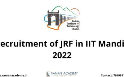 Recruitment of JRF in IIT Mandi – 2022