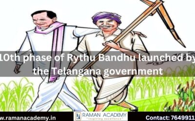 10th phase of Rythu Bandhu launched by the Telangana government