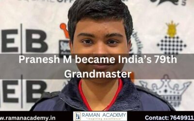 Pranesh M became India’s 79th Grandmaster
