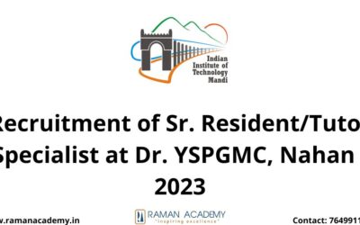 Recruitment of Project Associate – I in IIT Mandi – 2023