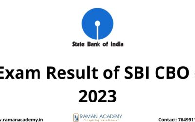Exam Result of SBI CBO – 2023