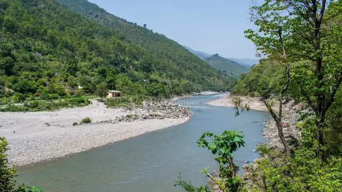 16th June 2025 - Current Affairs 5 confluence river sharda kali pancheshwar near lohaghat champawat distant view district uttarakhand india 253109630 1