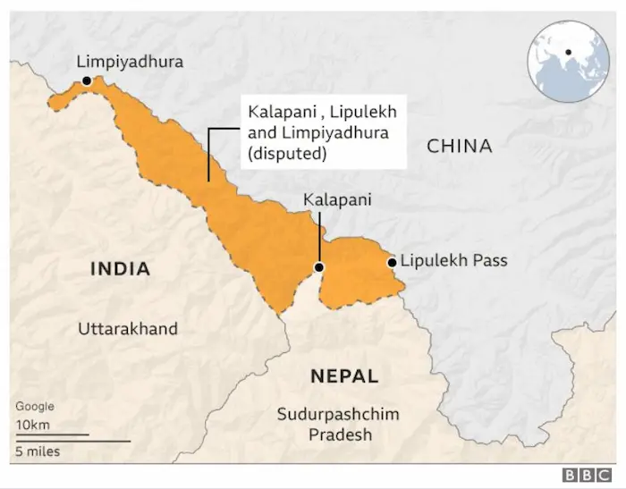 23rd August 2025 – Current Affairs 4 India Nepal border dispute Kalapani and Lipulekh