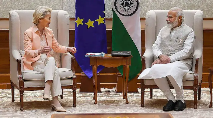 modi Ursula von der Leyen