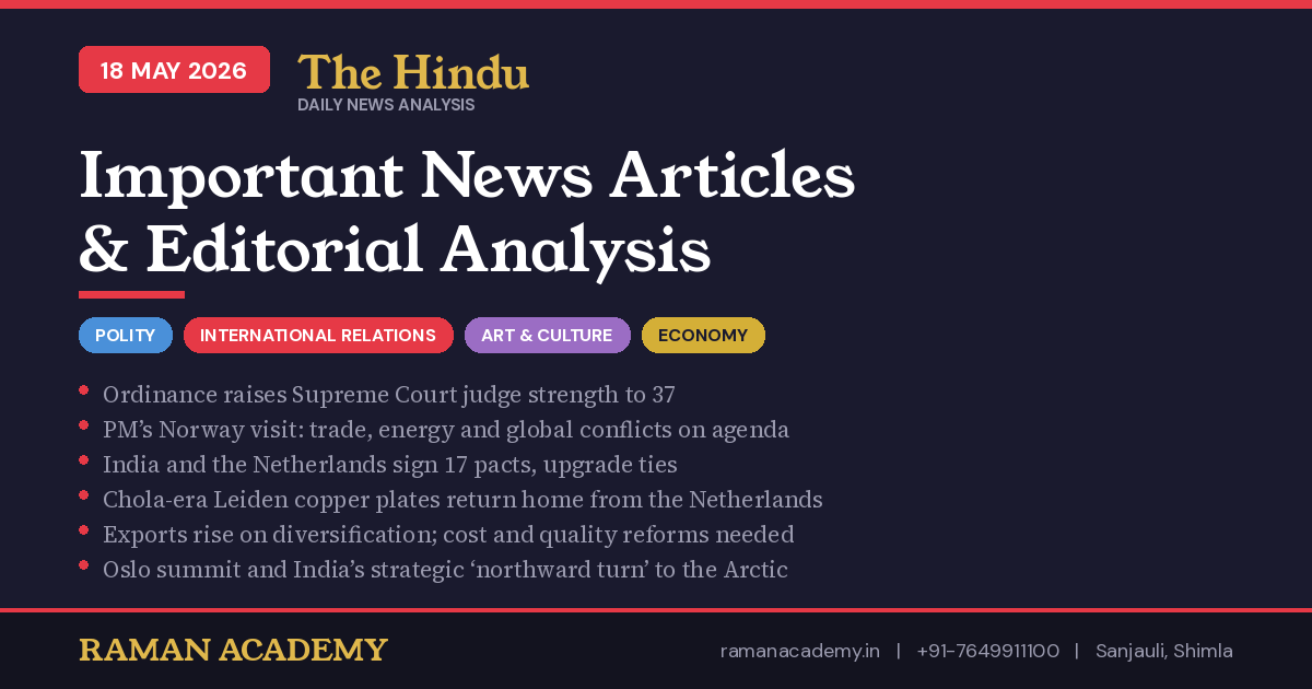 Current Affairs by Raman Academy 4 18 May 2026 Current Affairs