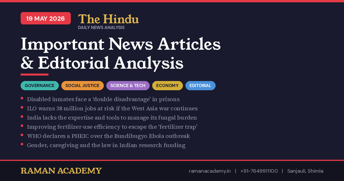 Current Affairs by Raman Academy 3 19 May 2026 Current Affairs