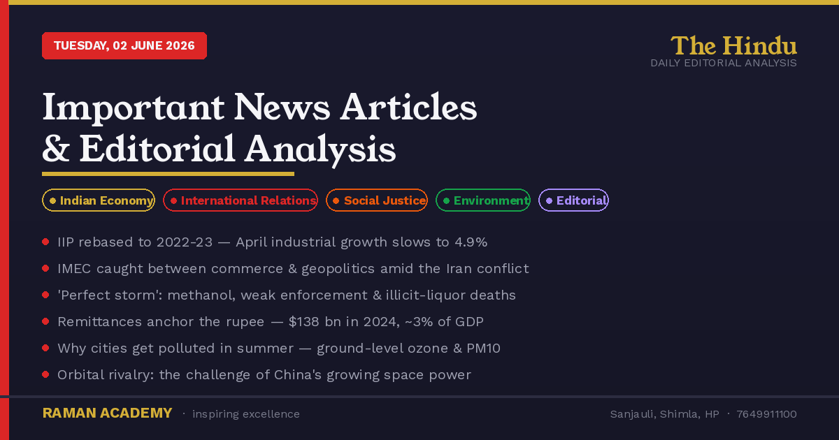 Current Affairs by Raman Academy 7 2 June 2026 Current Affairs