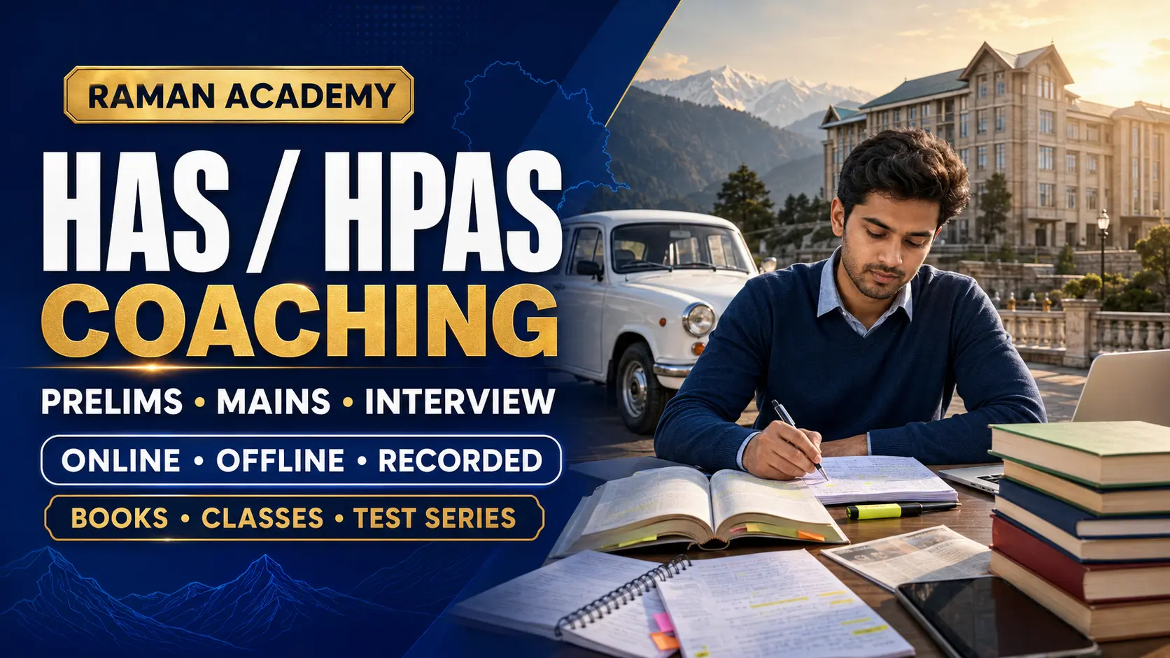 HAS/HPAS coaching at Raman Academy Shimla