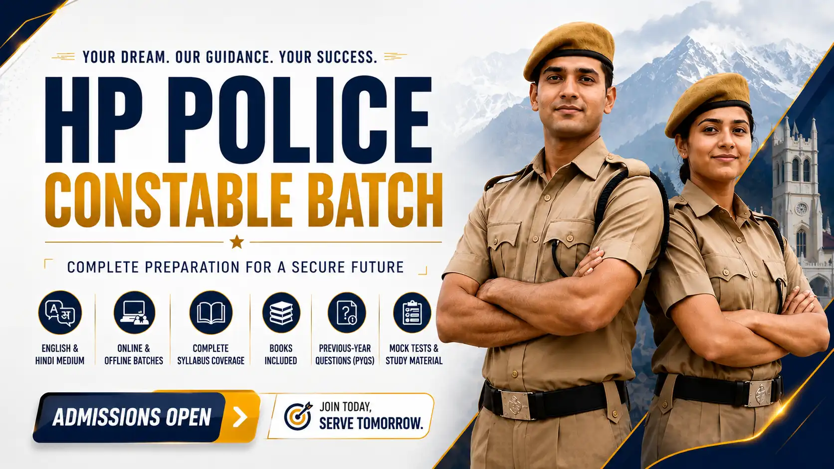 HP Police Constable batch — admissions open