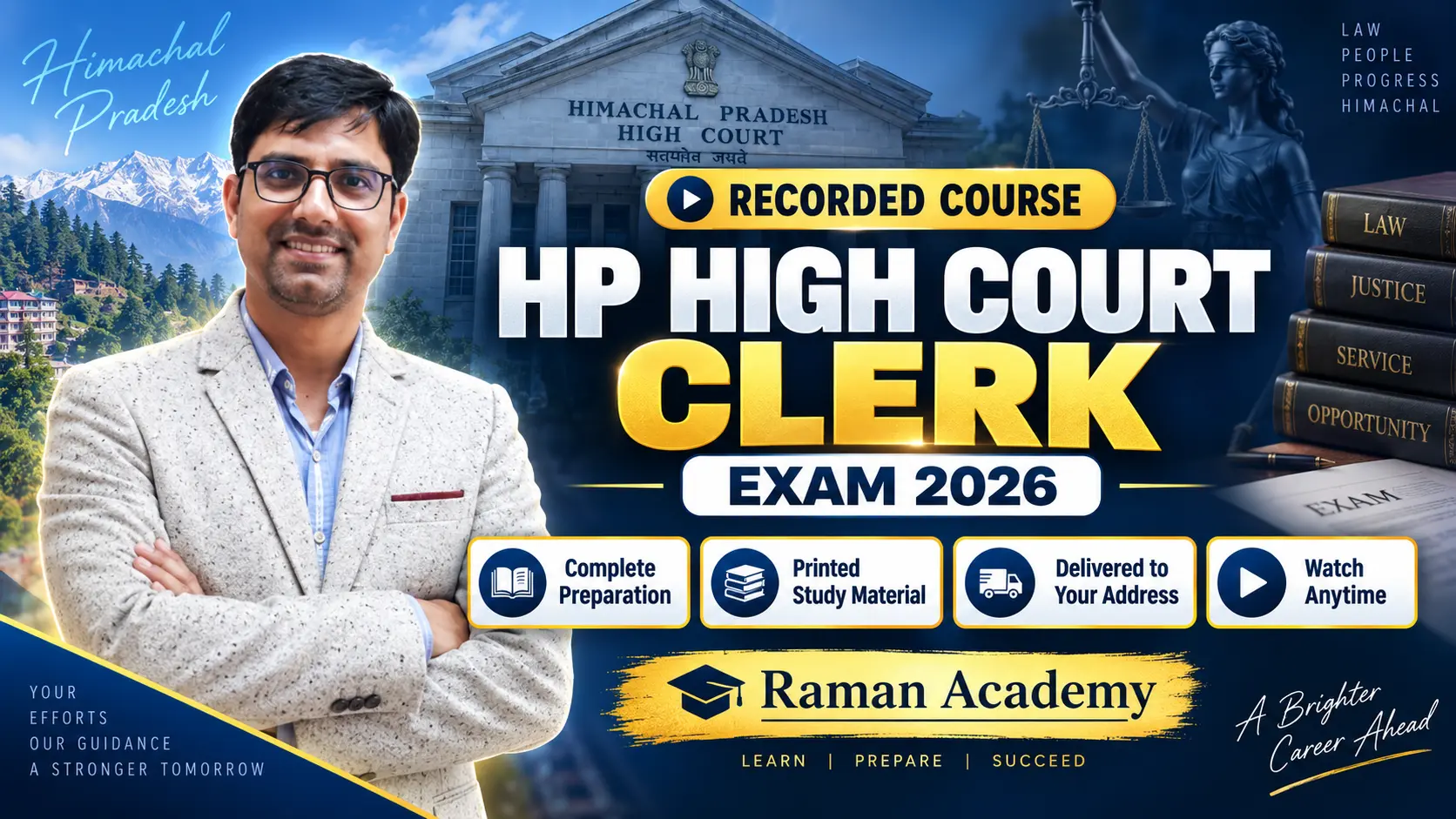 HP High Court Clerk Course 2026 | Complete Exam Preparation | Raman Academy