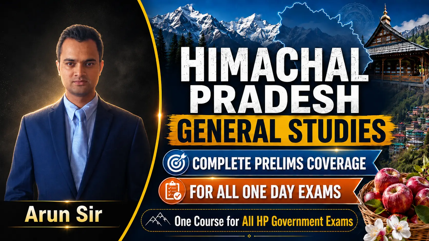 Himachal Pradesh General Studies Course for All One Day Exams